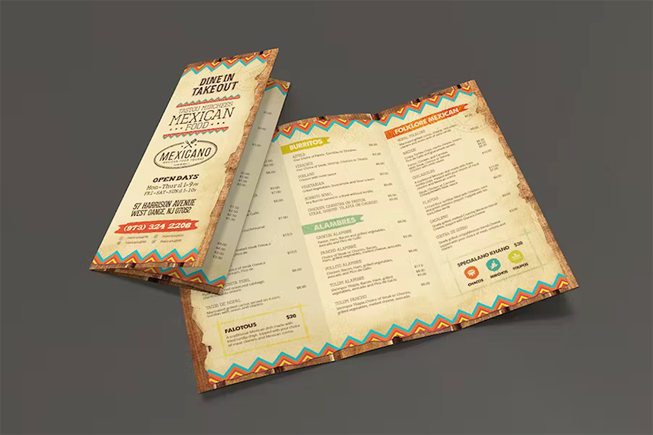 Menu Printing 